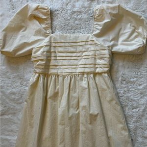 Short puff sleeves summer dress